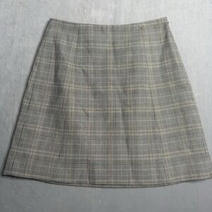 Aritzia‎ Babaton Skirt Womens 6 Plaid Hopper Fall Business Casual Flare